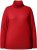Ulla Popken Turtleneck Ribbed Trim Long Sleeve Sweater Salsa Red - Mikiny & mikiny bez kapucne - 