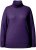 Ulla Popken Turtleneck Ribbed Trim Long Sleeve Sweater Deep Violet - Mikiny & mikiny bez kapucne - 