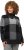 Ulla Popken Grand Check Long Sleeve Sweater Charcoal Grey Melange - Mikiny & mikiny bez kapucne - 