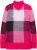 Ulla Popken Grand Check Long Sleeve Sweater Red Pink - Mikiny & mikiny bez kapucne - 