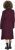 Ulla Popken Long Turtleneck Duster Sweater Plum - Mikiny & mikiny bez kapucne - 