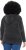 Ulla Popken Chenille Knit Hoodie Graphite Grey - Mikiny & mikiny bez kapucne - 