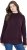 Ulla Popken Contrast Trim Long Sleeve Sweater Dark Ruby - Mikiny & mikiny bez kapucne - 