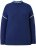 Ulla Popken Contrast Trim Long Sleeve Sweater Dark Blue - Mikiny & mikiny bez kapucne - 