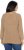 Ulla Popken Two-Tone Mixed Knit Troyer Collar Sweater Caramel - Mikiny & mikiny bez kapucne - 