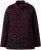 Ulla Popken Leopard Print Scarf Sweater Dark Ruby - Mikiny & mikiny bez kapucne - 