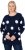 Ulla Popken Fluffy Polka Dot Sweater Ink Blue - Mikiny & mikiny bez kapucne - 