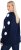 Ulla Popken Fluffy Polka Dot Sweater Ink Blue - Mikiny & mikiny bez kapucne - 