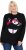 Ulla Popken Whimsical Holiday Sweater Black - Mikiny & mikiny bez kapucne - 