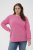 Kaffe Curve Sus Sweatshirt Pink Power - Mikiny - 