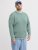 Jack & Jones Brandon Sweatshirt Turquoise - Mikiny & mikiny bez kapucne - Mikiny & Mikiny s Kapucňou 2XL-12XL
