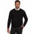 JP1880 Pullover Sweater Black TALL - PÁNSKE OBLEČENIE MT-6XLT - Veľkosti pre VYSOKÝCH