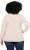 Ulla Popken Drawstring Collar Long Sleeve Sweatshirt Nature Melange - Mikiny & mikiny bez kapucne - 