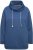 Ulla Popken Drawstring Collar Long Sleeve Sweatshirt Ink Blue - Mikiny & mikiny bez kapucne - 