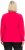 Ulla Popken Modular Fleece Zip Front Jacket Magenta - Mikiny & mikiny bez kapucne - 