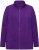 Ulla Popken Modular Fleece Zip Front Jacket Dark Plum - Mikiny & mikiny bez kapucne - 