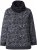 Ulla Popken Teddy Collar Printed Sweatshirt Black - Mikiny & mikiny bez kapucne - 