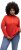 Ulla Popken PARIS Theme Zip Neck Sweatshirt Light Red - Mikiny & mikiny bez kapucne - 