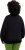 Ulla Popken Gathered Sleeve Oversized Fit Sweatshirt Black - Mikiny & mikiny bez kapucne - 