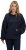 Ulla Popken Gathered Sleeve Oversized Fit Sweatshirt Navy - Mikiny & mikiny bez kapucne - 