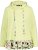 Ulla Popken Ruffle Hem A-line Fit Hooded Sweatshirt Lime Green - Mikiny & mikiny bez kapucne - 