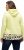 Ulla Popken Ruffle Hem A-line Fit Hooded Sweatshirt Lime Green - Mikiny & mikiny bez kapucne - 