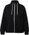 Ulla Popken Contrast Color Zip Up Sweatshirt Black - Mikiny & mikiny bez kapucne - 