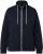 Ulla Popken Contrast Color Zip Up Sweatshirt Navy - Mikiny & mikiny bez kapucne - 