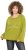 Ulla Popken Embroidered Freedom Rolled Edge Sweatshirt Avocado Green - Mikiny & mikiny bez kapucne - 