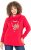 Ulla Popken Sparkling Candy Cane Graphic Sweatshirt Salsa - Mikiny & mikiny bez kapucne - 