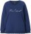 Ulla Popken NEW CASUAL Ruffled Hem Sweatshirt Navy - Mikiny & mikiny bez kapucne - 