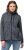 Ulla Popken Heather Knit Fleece Jacket Navy - Mikiny & mikiny bez kapucne - 