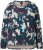 Ulla Popken Horse Print Long Sleeve Sweatshirt Navy - Mikiny & mikiny bez kapucne - 