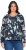 Ulla Popken Horse Print Long Sleeve Sweatshirt Navy - Mikiny & mikiny bez kapucne - 