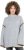 Ulla Popken Decorative Seam Sweater Light Grey Melange - Mikiny & mikiny bez kapucne - 