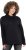 Ulla Popken Chain Fringe Smooth Fleece Sweatshirt Black - Mikiny & mikiny bez kapucne - 