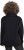 Ulla Popken Chain Fringe Smooth Fleece Sweatshirt Black - Mikiny & mikiny bez kapucne - 