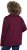Ulla Popken Chain Fringe Smooth Fleece Sweatshirt Dark Wine Red - Mikiny & mikiny bez kapucne - 