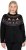 Ulla Popken Norwegian Style Christmas Sweater Black - Mikiny & mikiny bez kapucne - 