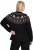 Ulla Popken Norwegian Style Christmas Sweater Black - Mikiny & mikiny bez kapucne - 