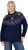 Ulla Popken Norwegian Style Christmas Sweater Blue - Mikiny & mikiny bez kapucne - 