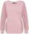 Ulla Popken Mixed Knit Patch Look Sweatshirt Old Pink - Mikiny & mikiny bez kapucne - 