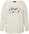 Ulla Popken Dreaming Time Long Sleeve Sweatshirt Chalk - Mikiny & mikiny bez kapucne - 