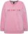 Ulla Popken Graphic BE UNIQUE Inverted Seam Sweatshirt Raspberry - Mikiny & mikiny bez kapucne - 