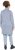 Ulla Popken Longline Knit Fleece Jacket Sky Blue - Mikiny & mikiny bez kapucne - 