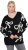 Ulla Popken Glitter Bow Sweater Black - Mikiny & mikiny bez kapucne - 