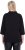 Ulla Popken Decorative Chain Collar Sweatshirt Black - Mikiny & mikiny bez kapucne - 