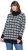 Ulla Popken Eco Cotton Geometric Snowflake Sweater Navy - Mikiny & mikiny bez kapucne - 