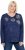 Ulla Popken Metallic Print Extra Soft Christmas Sweatshirt Ink Blue - Mikiny & mikiny bez kapucne - 