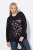 Ulla Popken Sparkling Sequin Bows Christmas Sweatshirt Black - Mikiny & mikiny bez kapucne - Pohodlné mikiny, hoodie a pletené svetre